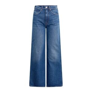 Hudson Jeans Brooke Wide Leg Blue Denim Flap Pocket Jeans Size 27